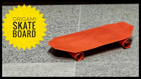 Origami Skate board _ Origami Toys
