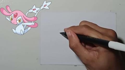 Drawing Pokemon MESPRIT