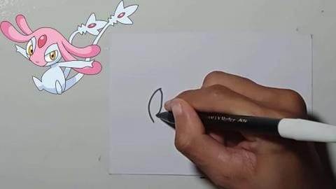 Drawing Pokemon MESPRIT Shorts