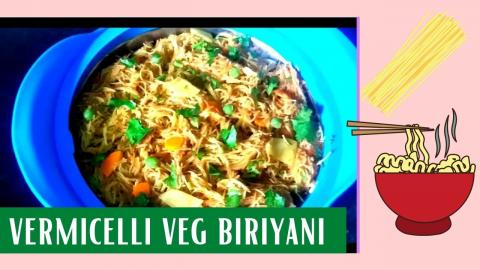 how to make vermicelli veg biriyani ? 