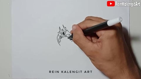 Drawing Grafiti Character Leon
