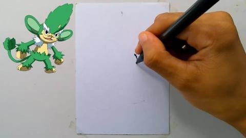 Drawing pokemon SIMISAGE