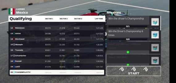 f1 mobile racing career mode-Mercedes-Mexico city