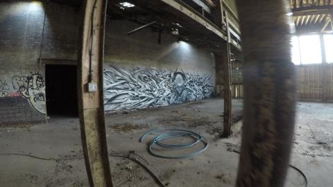 AMAZING GRAFFITI IN ABANDONED FACTORY... 