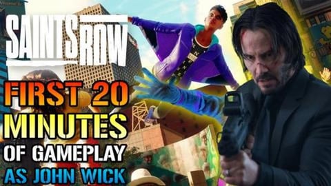 Saints Row: First 20 Minutes Of Gameplay As "John Wick" (...