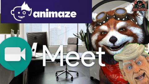 Using Animaze with Google Meet Full Release