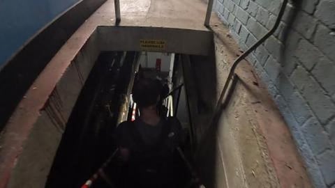 UNDERGROUND IN ABANDONED FACTORY