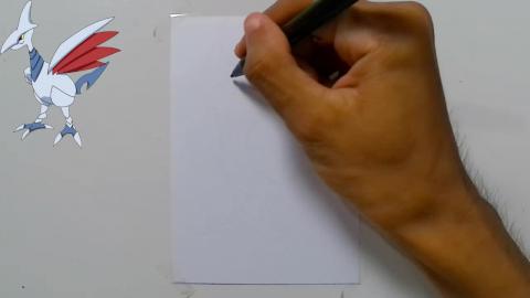 Drawing Pokemon Skarmory