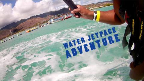Non Swimmer Goes Water Jet Pack Riding in Hawaii | I Dove...