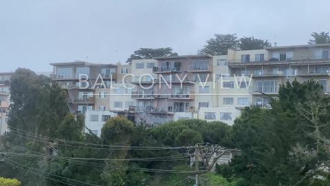 San Francisco | Twin Peaks | Balcony View | Foggy Sunday
