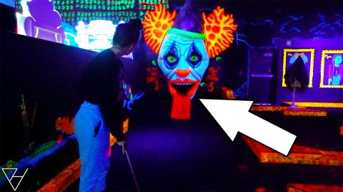 The Hardest Blacklight Mini Golf Course We Have Ever Play...