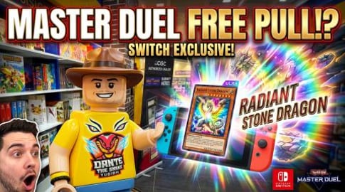 YuGiOh Master duel opening Radiant Stone Dragon Free pull...