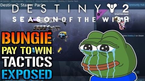 BUNGIE Pay To Win Tactics Exposed! Destiny 2 NEW 15$ Star...