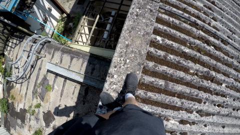 POV I SNEAK INTO FACTORY AND CLIMB THE ROOF...