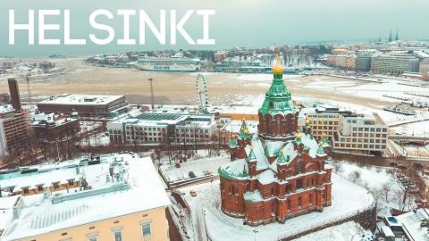 HELSINKI COVERED IN SNOW | Finland Vlog