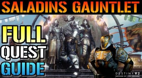 Destiny 2: Saladins Gauntlet "Iron Banner" Full Quest Gui...