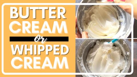Buttercream vs. Whipped Cream | THE BEST ICING FOR YOUR C...