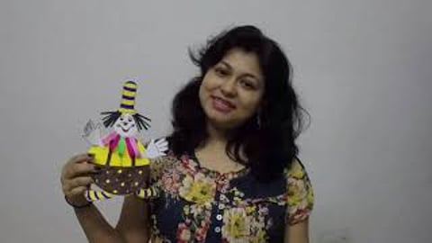 Paper Clown Making | Tutorial | Sumana's Artwork