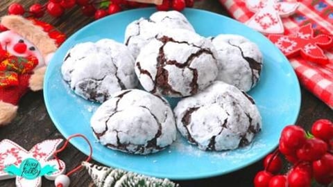 HOMEMADE CHOCOLATE CRINKLES