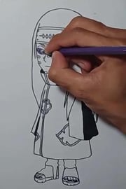 Drawing Chibi Pein Ningendo shorts