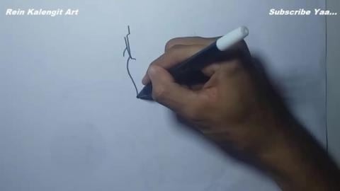 drawing gafity letter H #shorts