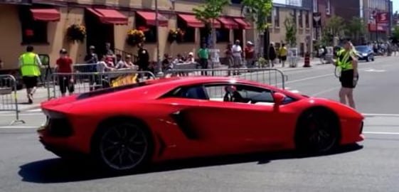 Ferrari Festival in Little Italy, Ottawa, Canada 