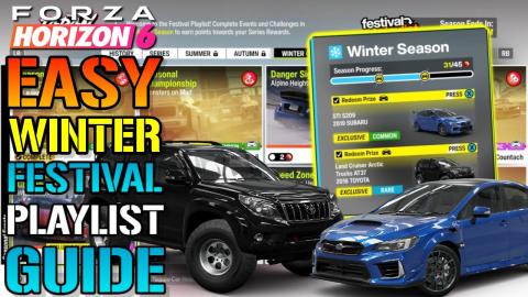 Forza Horizon 6: EASY WINTER "Festival Playlist" Guide! H...