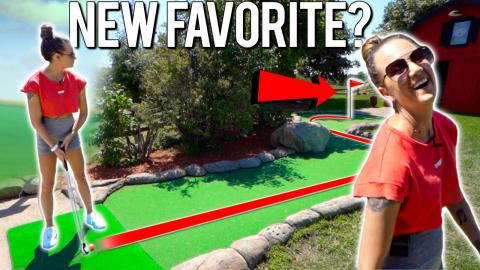 Elisha LOVES This Mini Golf Course! - Part 3