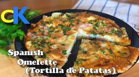Making a Spanish Omelette