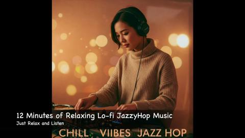 12 Minutes of Relaxing Lo-Fi Jazzy HipHop Music