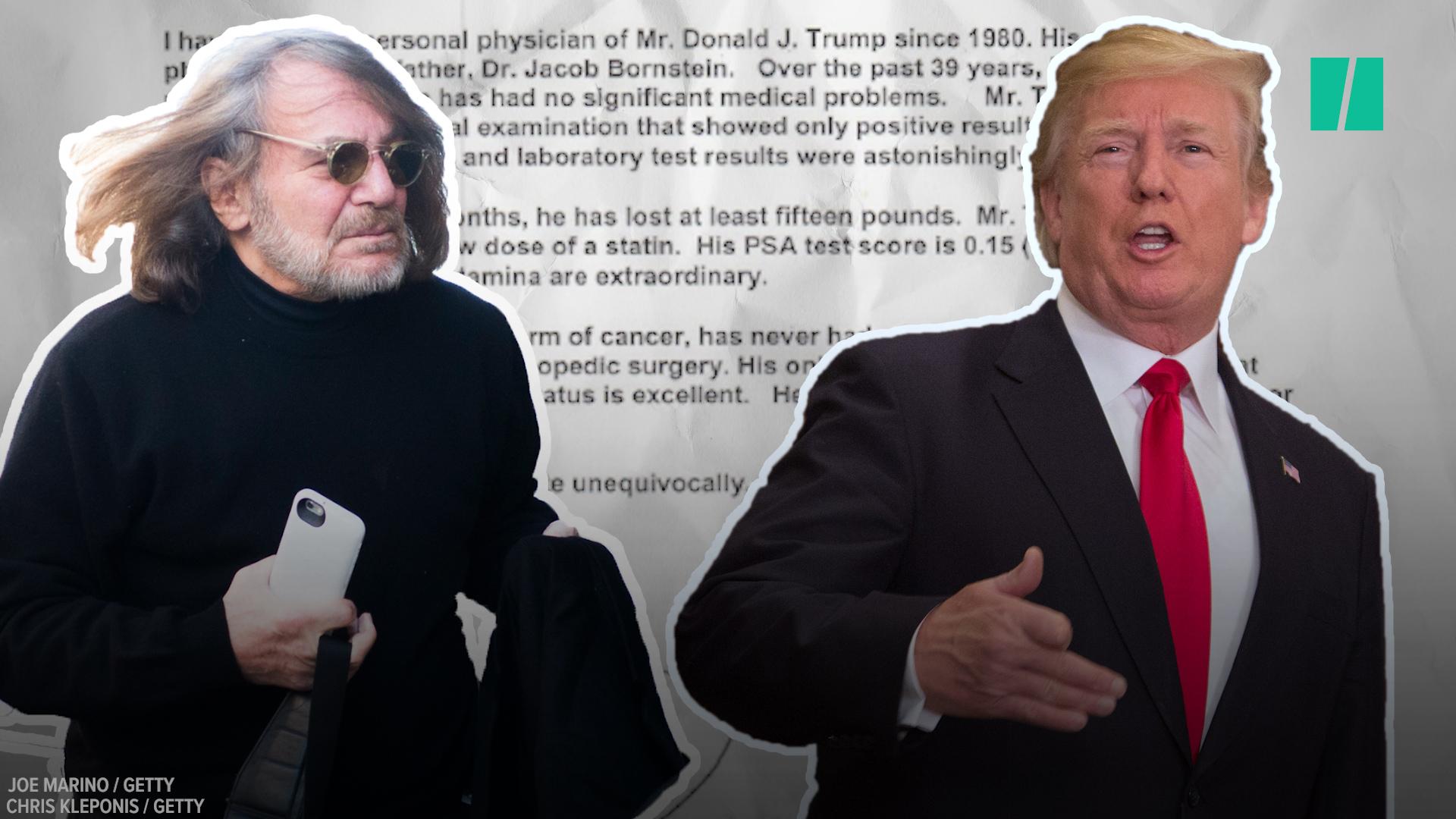 Donald Trump Ridiculed For Reportedly Writing His Own Doctor's Note ...