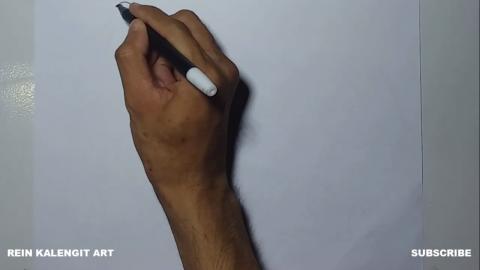 Drawing Halloween pumpkin character graffiti