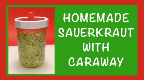 Homemade Sauerkraut with Caraway seeds / Healthy Fermente...