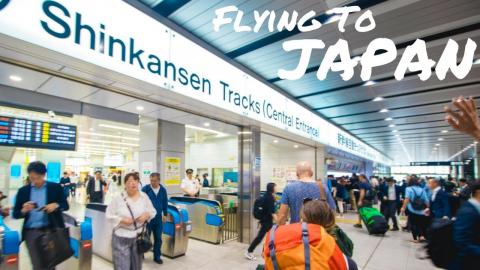Flying into Narita Tokyo - First Impressions of Japan