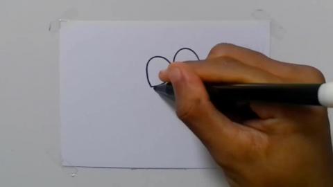 Drawing weed relax cartoon shorts