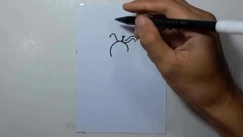 Drawing Grafiti of a Large Elephant With a Chest #shorts
