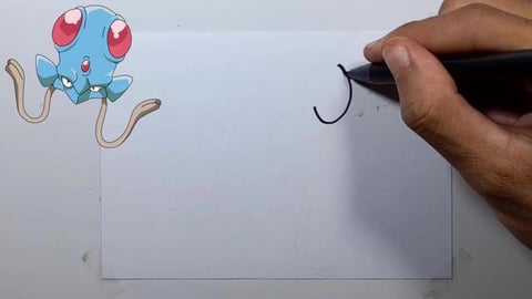 DRAW POKEMON TENTACOOL SHORTS