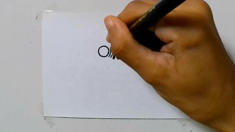 Drawing graffiti embedded zombie characters