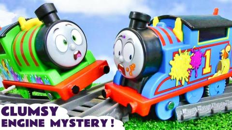 Thomas The Train clumsy engine Mystery Story