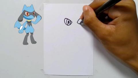 Draw Pokemon riolu shorts
