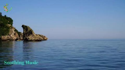 Deep relaxing music with piano sound