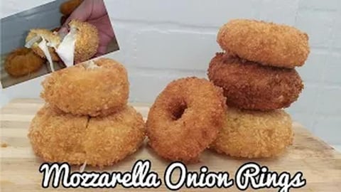 MOZZARELLA ONION RINGS _ Filipino Food _ Taste Buds PH