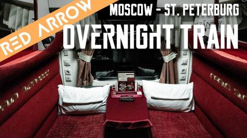 Train Moscow to St. Petersburg | Russia Travel Vlog