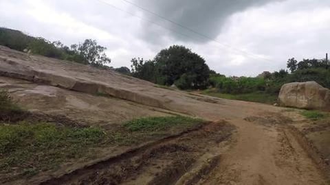 Desolate bank of Tungabhadra River | Hampi