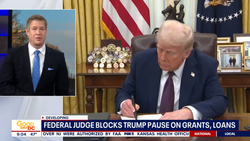 Federal judge temporarily blocks Trump administration freeze | Kansas ...