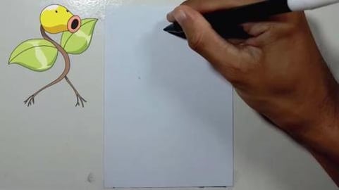 Drawing Pokemon BELLSPROUT #Shorts