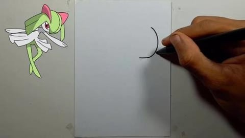drawing Pokemon KIRLIA shorts