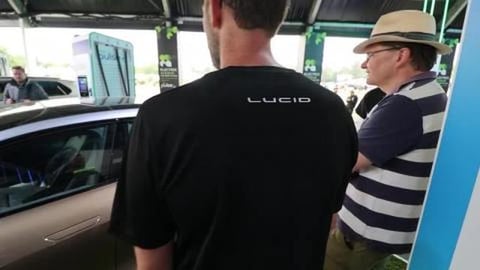 Lucid Air Dream Edition at the 2022 Goodwood Festival of ...