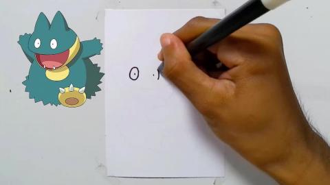 Draw Pokemon munchlax shorts