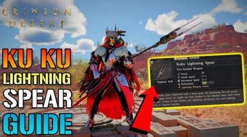 Crimson Desert: "KuKu Lighting Spear" Guide! This Thing I...